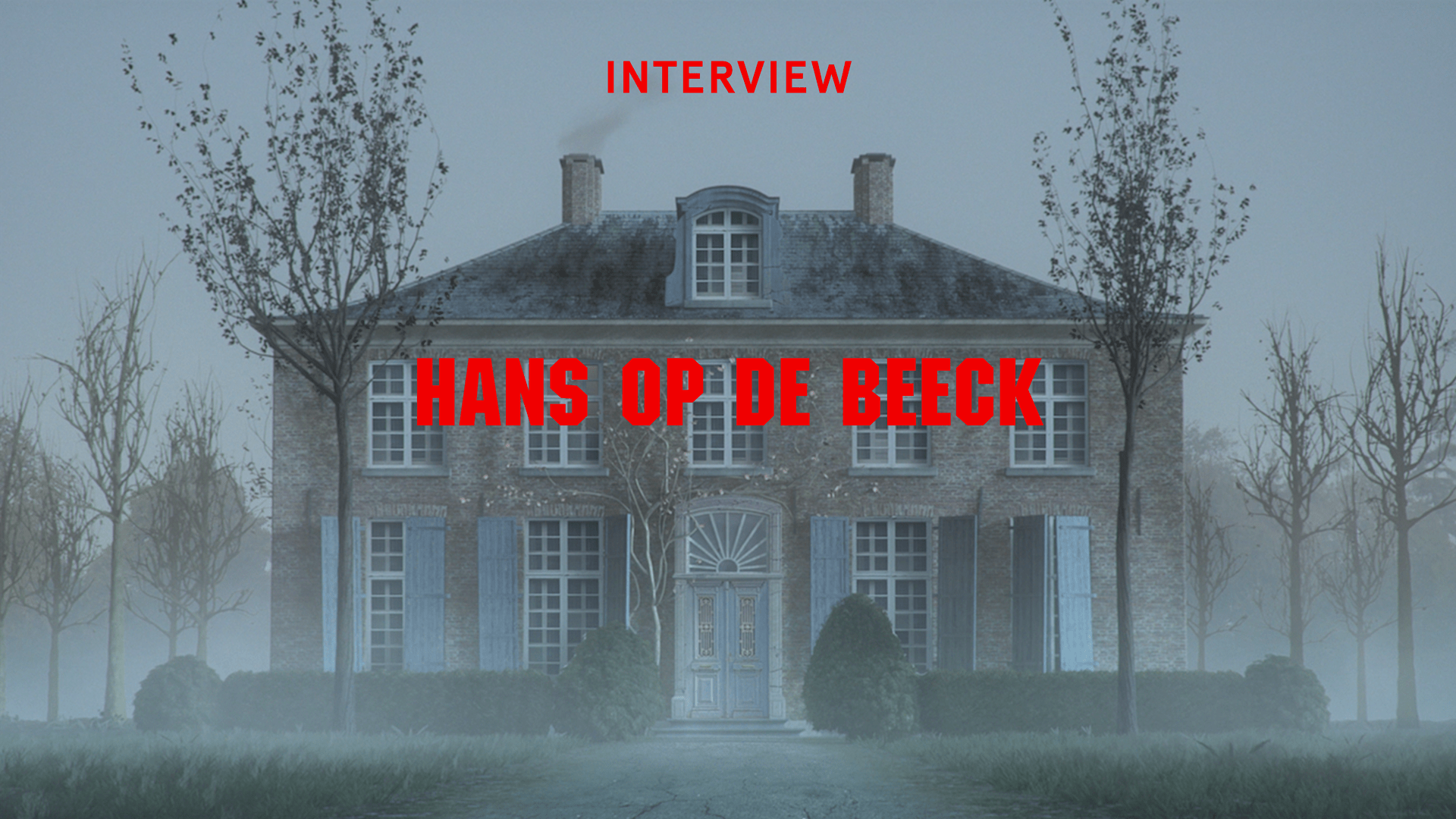 Interview Hans Op De Beeck